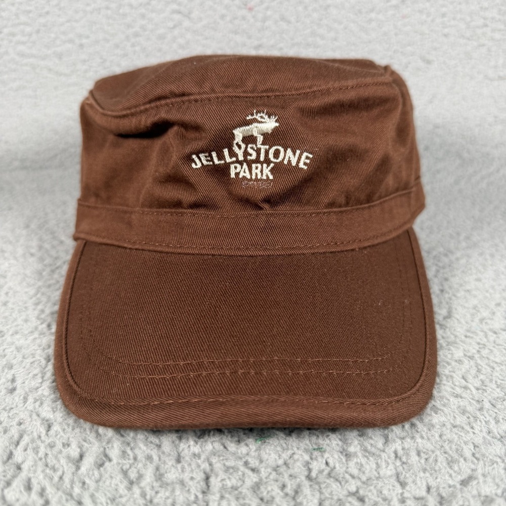 Jellystone Park Zion Cadet Cap Unisex One Size Brown Yogi Bear Embroidered Logo